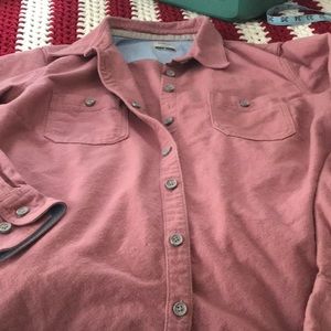 Flannel shirt size large pink nice!
